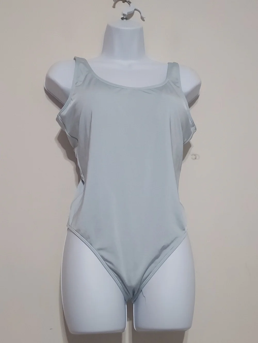 Abercrombie & Fitch Pale Blue  One-Piece Swimsuit Sz-L